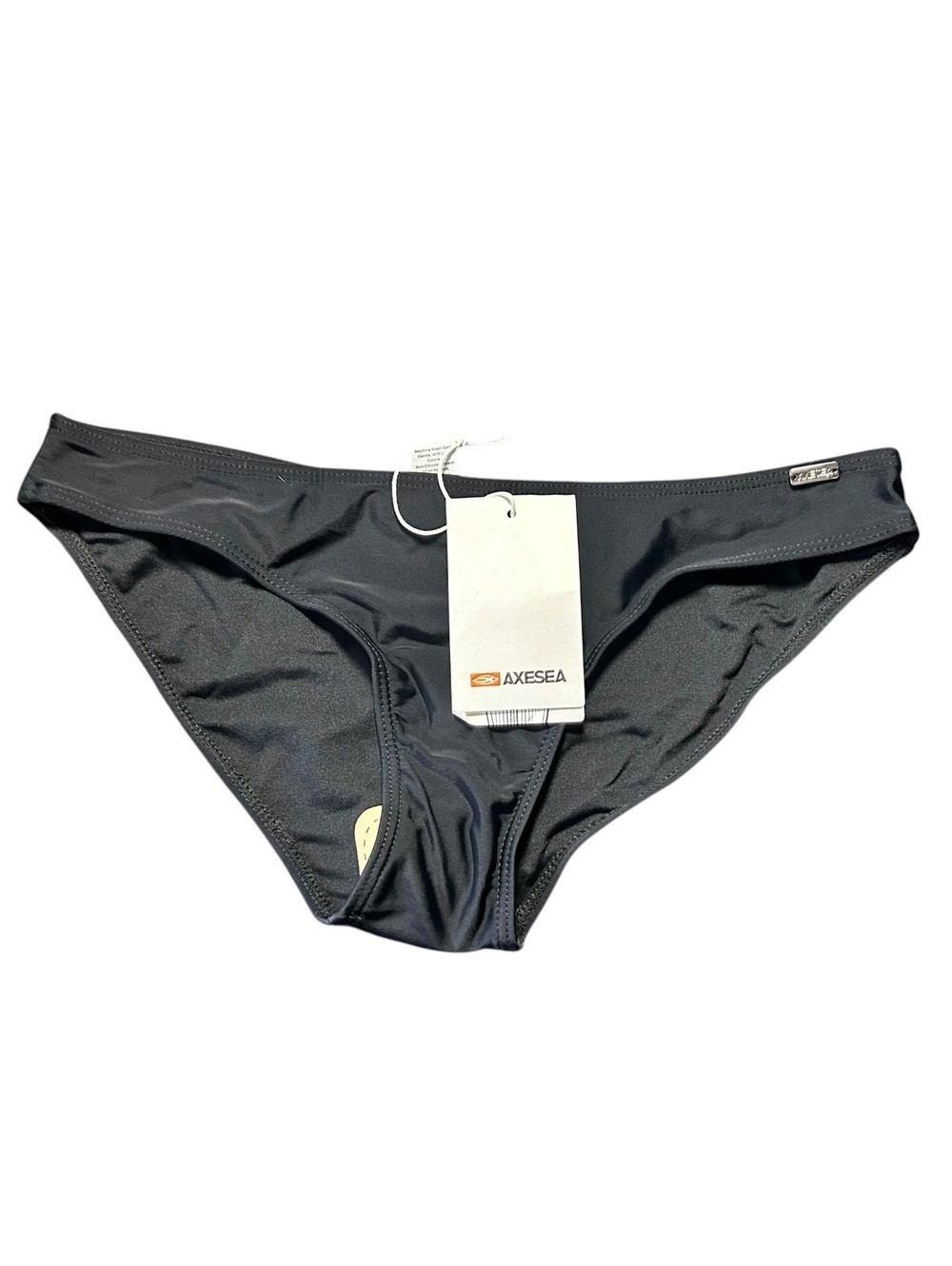 AXESEA black hipster bikini swim bottom size Medium NWT